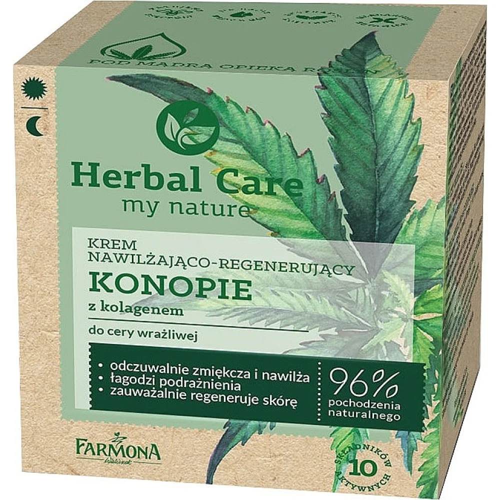 FARMONA Herbal Care Moisturizing And Regenerating Cream HEMP With